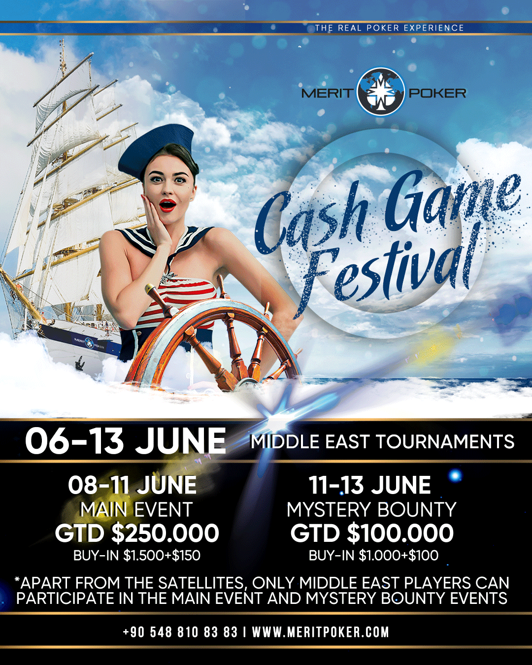 Middle East Tournaments & Cash Game Festival | Cuprus, 06 - 13 June 2023